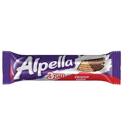 ÜLKER ALPELLA ÜÇGEN Çikolatalı Kaplı Gofret 24g