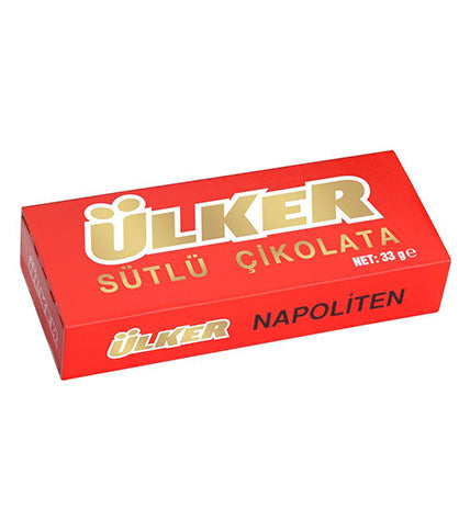 ULKER NAPOLITEN SUTLU CIKOLATA Milk Chocolate 33g