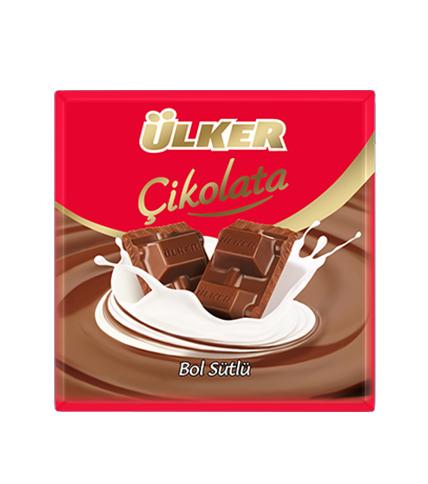 ÜLKER KARE SUTLU CIKOLATA Milk Chocolate