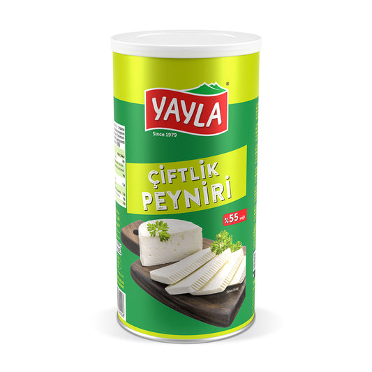 YAYLA %55 Yağlı Beyaz Peynir %55 YAGLI ÇİFTLİK PEYNİRİ 800gr