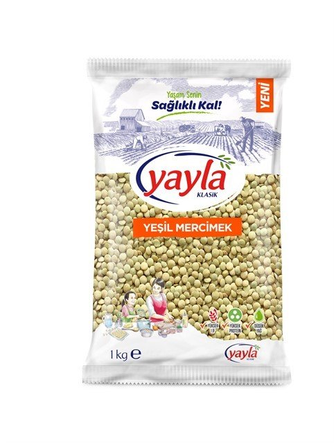 YAYLA Yeşil Mercimek YEŞİL MERCIMEK 1kg